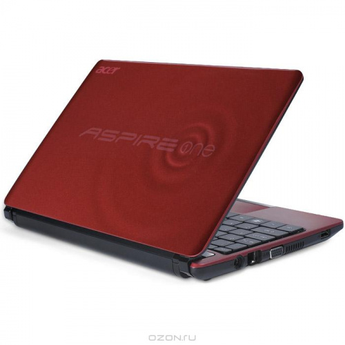 Acer Aspire One AO722-C68kk (LU.SFT08.030) Red вид спереди