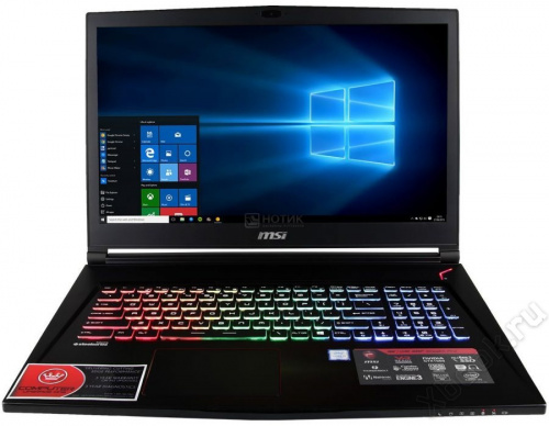 Ноутбук для игр MSI GS73 7RE-015RU Stealth Pro 9S7-17B412-015 вид спереди